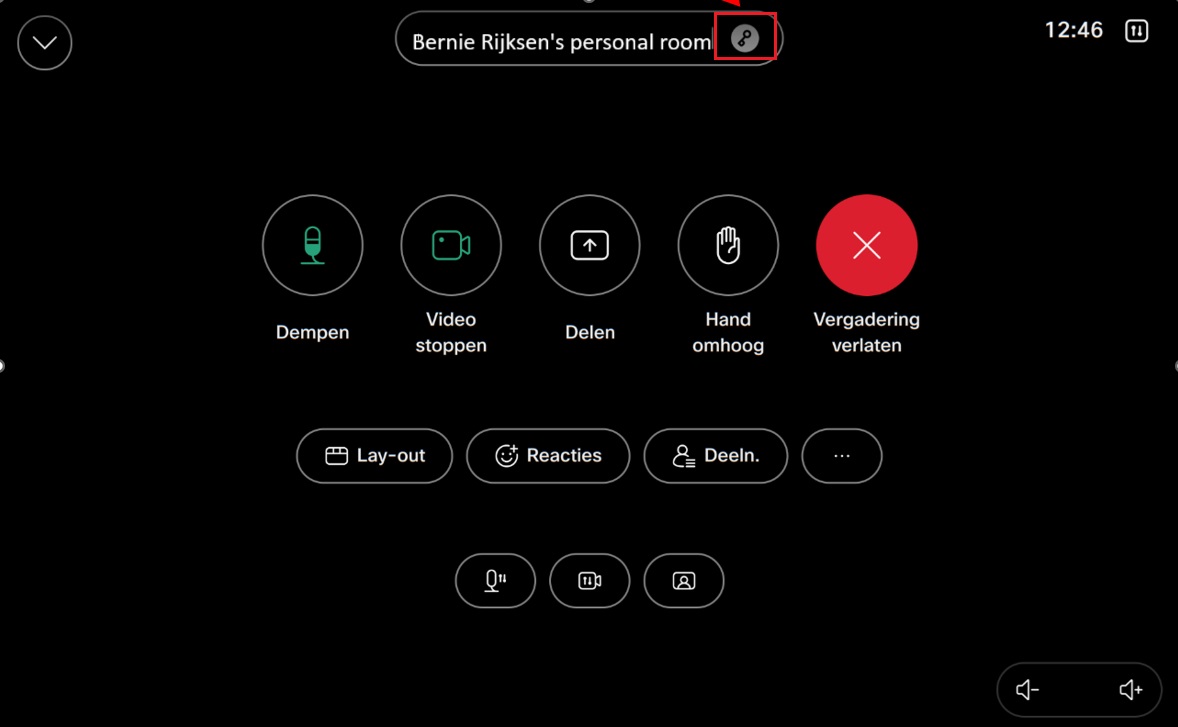 Screenshot van VC-set