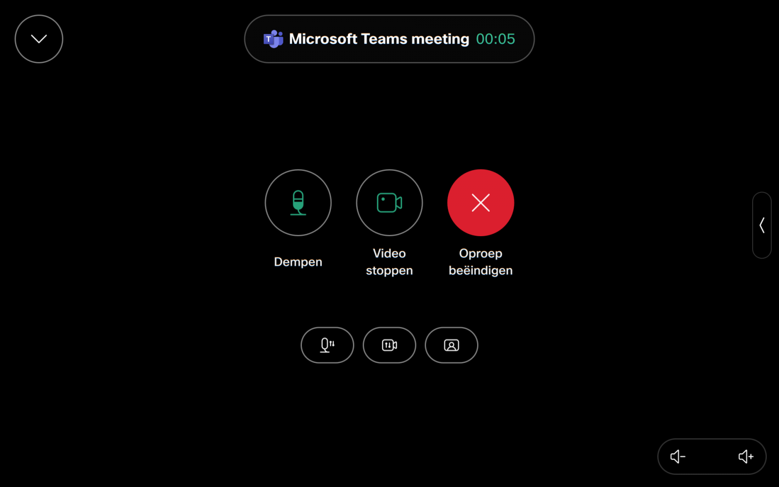 Deelnemen aan een Microsoft Teams-videovergadering via een VC-set